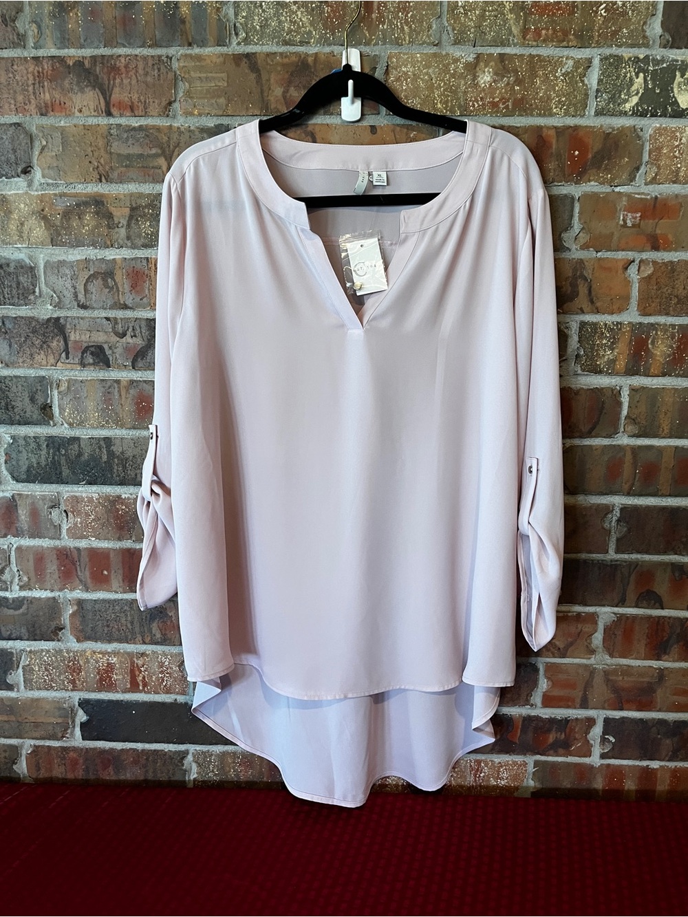 Cato Women’s Pink Long Sleeve Blouse Size:XL NWT